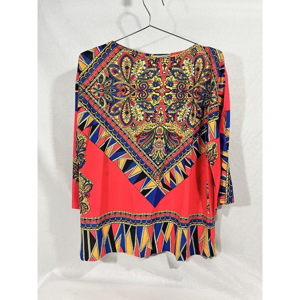 Tribal Handmade 70's Polyester Dolmain Blouse